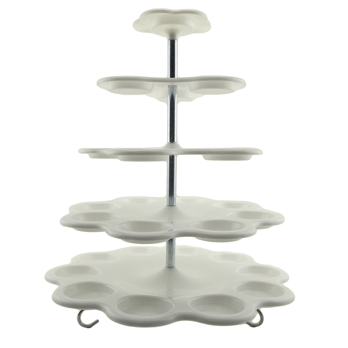 White Cupcake Stand. Chef Buddy 3Tier Cupcake Dessert Stand, White.