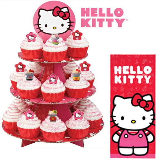 Hello Kitty Cupcake Stand. Wilton Hello Kitty Paper Cupcake Stand ...