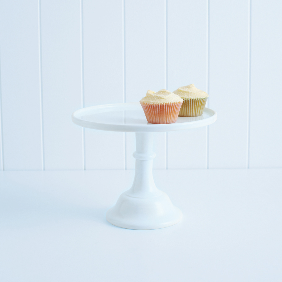 White Glass Cake Stand. Sweese 709.101 12-inch Porcelain Cake Stand 