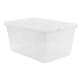 Transparent Plastic Box. Portable A4 File Box Transparent Plastic Box