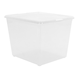 Download Transparent Plastic Box. Portable A4 File Box Transparent Plastic Box Office Supplies Holder ...