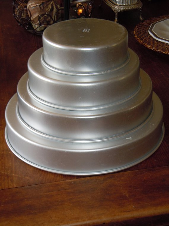 Tier Cake Pans. Cake Pan Set of 3 (4 inch/6 inch/8 inch), E-far ...