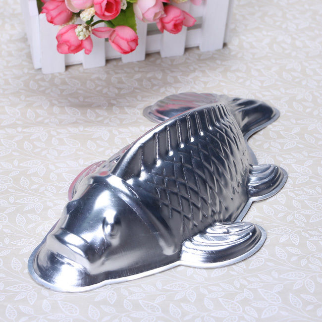 Fish Cake Pan. WOTOY 10-inch Non-stick Animal Fish Cake Baking Pan ...