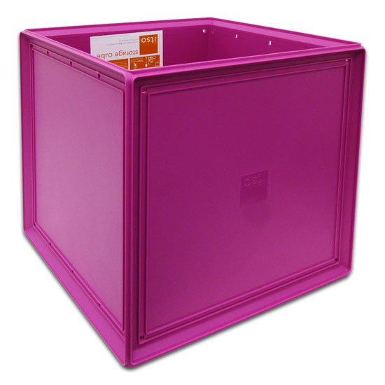 Plastic Storage Cubes. Sterilite 12736P06 Tall Weave