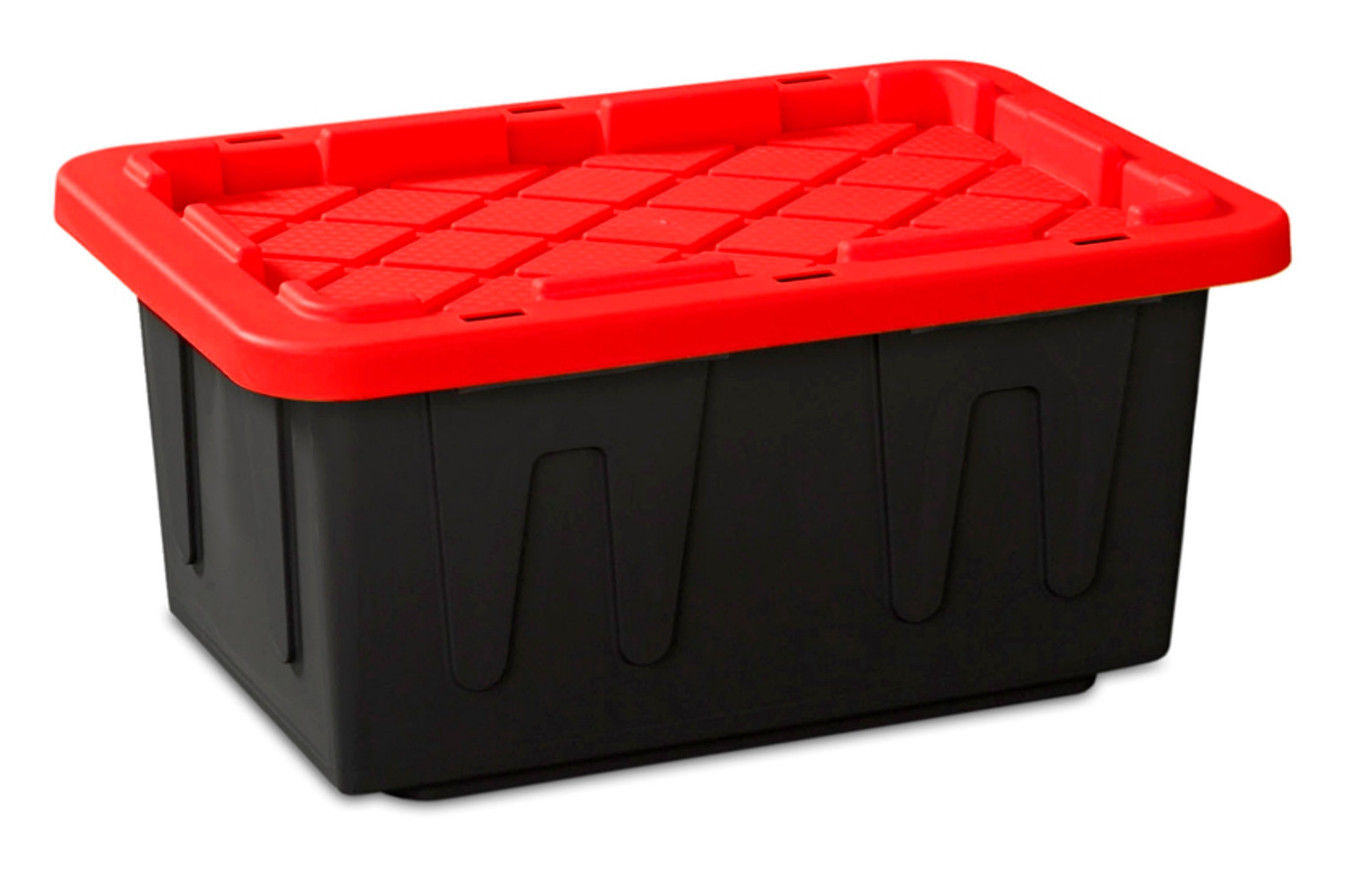 Large Plastic Totes Sterilite 70 Qt Ultra Latch Box Stackable Storage   73373 