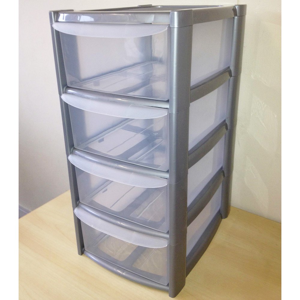 Plastic Container Drawers. IRIS USA 3 Drawer Wide Storage Drawer Cart ...