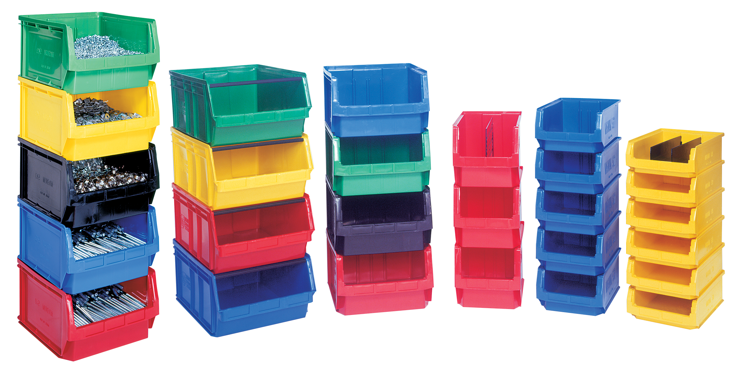 Plastic Tote Bins Iris Usa 53 Quart Stackable Plastic Storage Bins