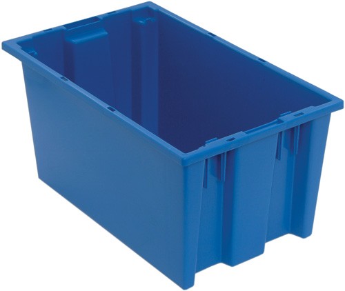 Plastic Tote Bins Iris Usa 53 Quart Stackable Plastic Storage Bins